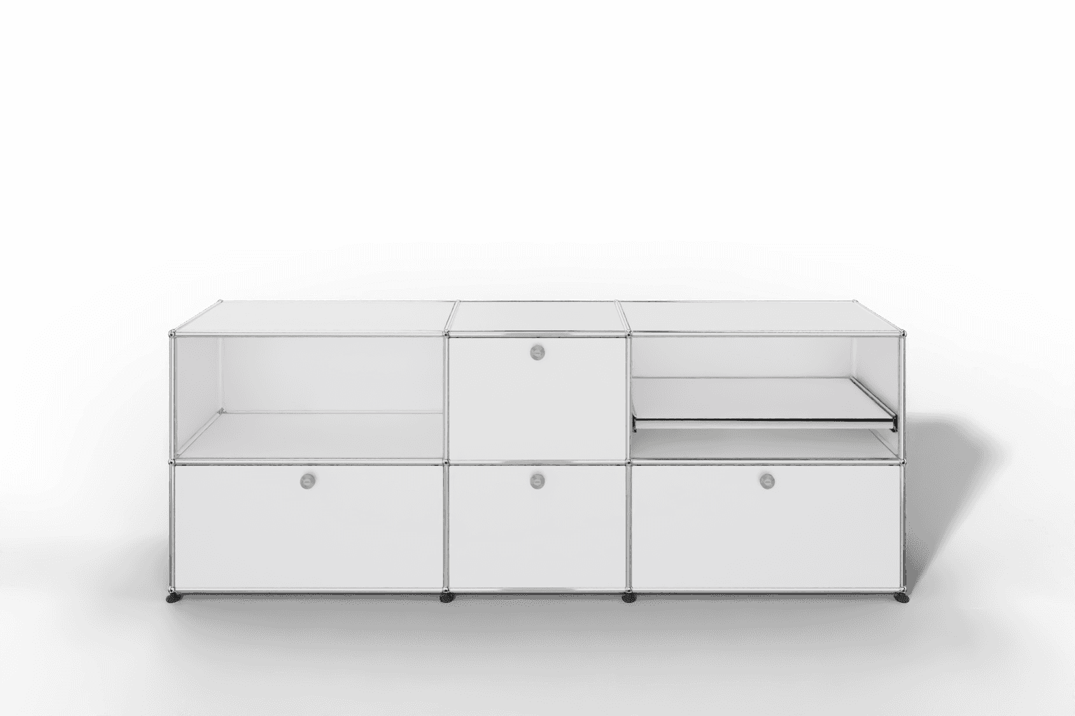 USM Haller Sideboard, 4 Klapptüren, 1 Ausziehtablar Produktbild