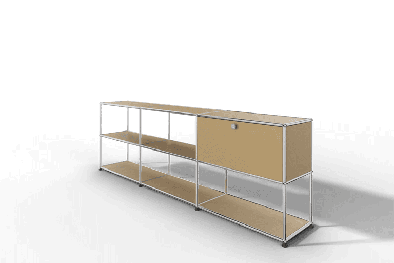 USM Haller Sideboard offen mit einer Klapptüre Produktbild