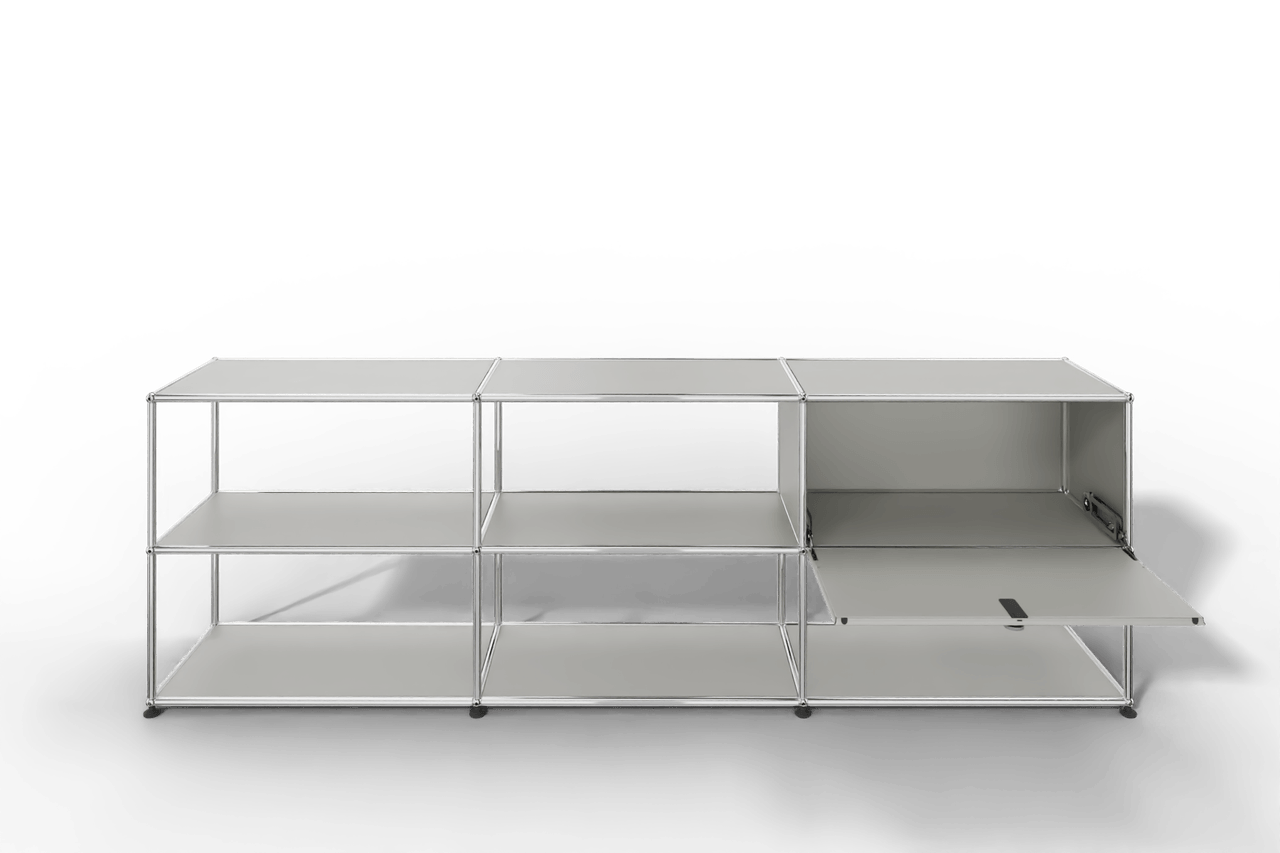 USM Haller Sideboard offen mit einer Klapptüre Produktbild