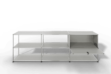 USM Haller Sideboard offen mit einer Klapptüre Produktbild