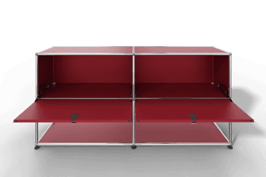 USM Haller Sideboard, 2 Klapptüren, untere Ebene offen Produktbild