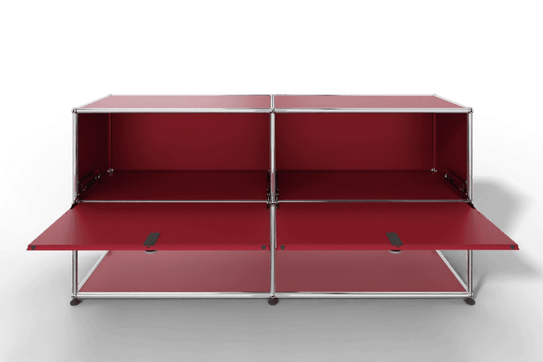 USM Haller Sideboard, 2 Klapptüren, untere Ebene offen Produktbild