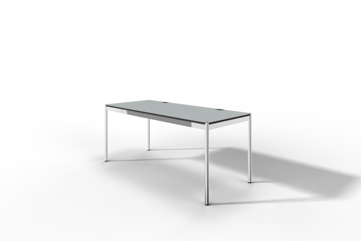 USM Haller Tisch Plus,Tiefe 750 mm, Oberfläche Linoleum Produktbild