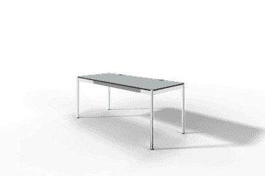 USM Haller Tisch Plus,Tiefe 750 mm, Oberfläche Linoleum Produktbild
