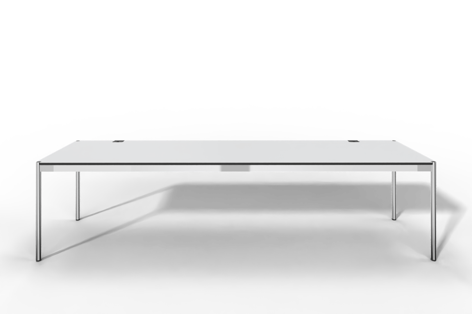 USM Haller Tisch Plus,Tiefe 750 mm, Oberfläche Kunstharz Produktbild