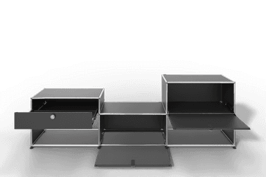 USM Haller Sideboard, 2 Klapptüren und 1 Schubkasten Produktbild