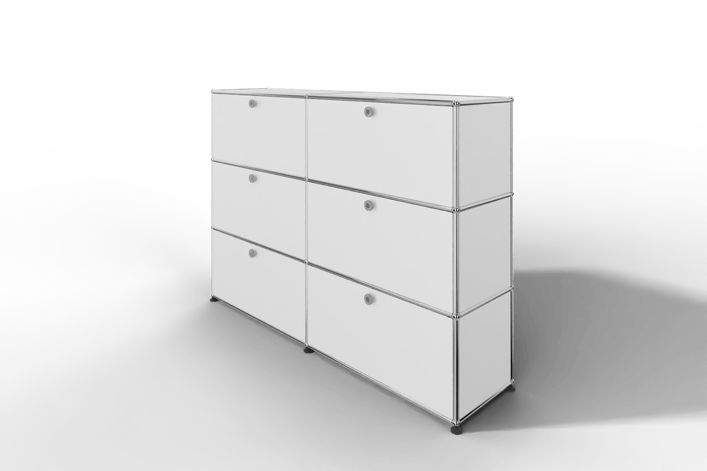 USM Haller Highboard, mit 6 Klapptüren, von Paul Schärer & Fritz Haller Produktbild