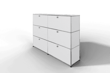 USM Haller Highboard, mit 6 Klapptüren, von Paul Schärer & Fritz Haller Produktbild