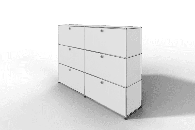 USM Haller Highboard, mit 6 Klapptüren, von Paul Schärer & Fritz Haller Produktbild