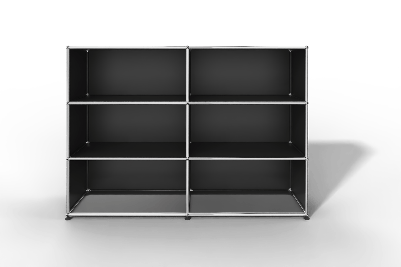 USM Haller Highboard mit 6 offenen Fächern in 14 Farben Produktbild