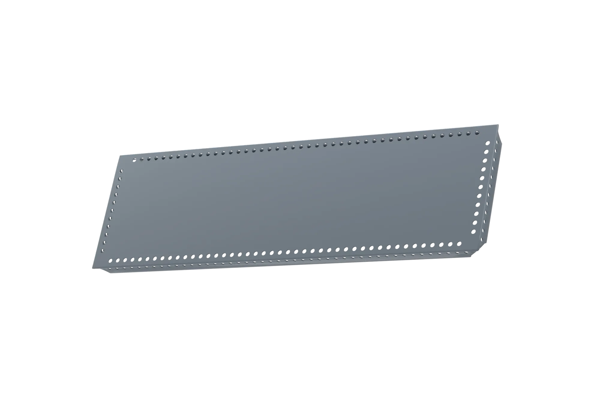 USM Haller Tablar Gelocht Anthrazitgrau 500x150 Produktbild