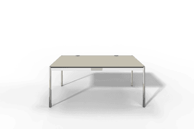 USM Haller Tisch Plus,Tiefe 1000 mm, Oberfläche Linoleum Produktbild