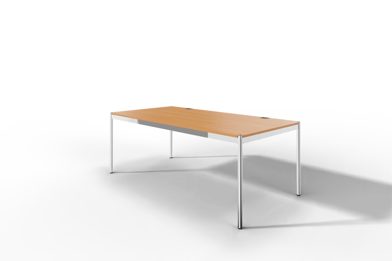 USM Haller Tisch Plus,Tiefe 1000 mm, Oberfläche Holz furniert Produktbild