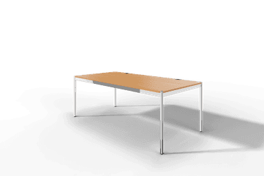 USM Haller Tisch Plus,Tiefe 1000 mm, Oberfläche Holz furniert Produktbild