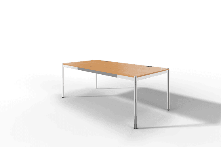 USM Haller Tisch Plus,Tiefe 1000 mm, Oberfläche Holz furniert Produktbild