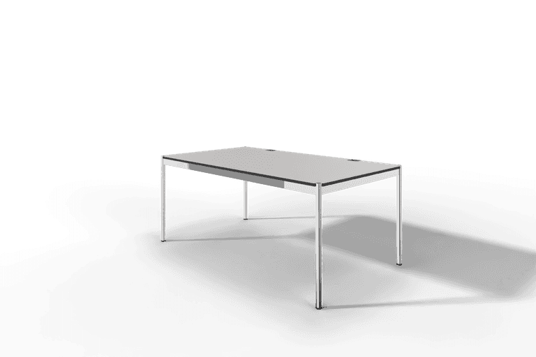 USM Haller Tisch Plus,Tiefe 1000 mm, Oberfläche Kunstharz Produktbild