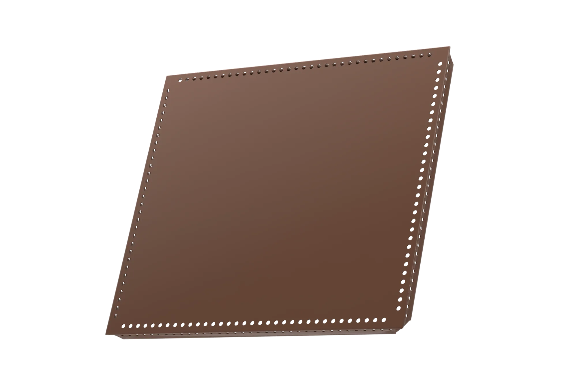 USM Haller Tablar Gelocht Braun 395x350 Produktbild