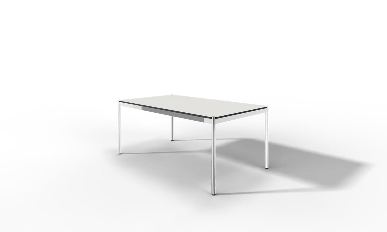 USM Haller Tisch, Tiefe 1000 mm, in Fenix, aus 3 Farben wählbar, Tischlänge wählbar Produktbild