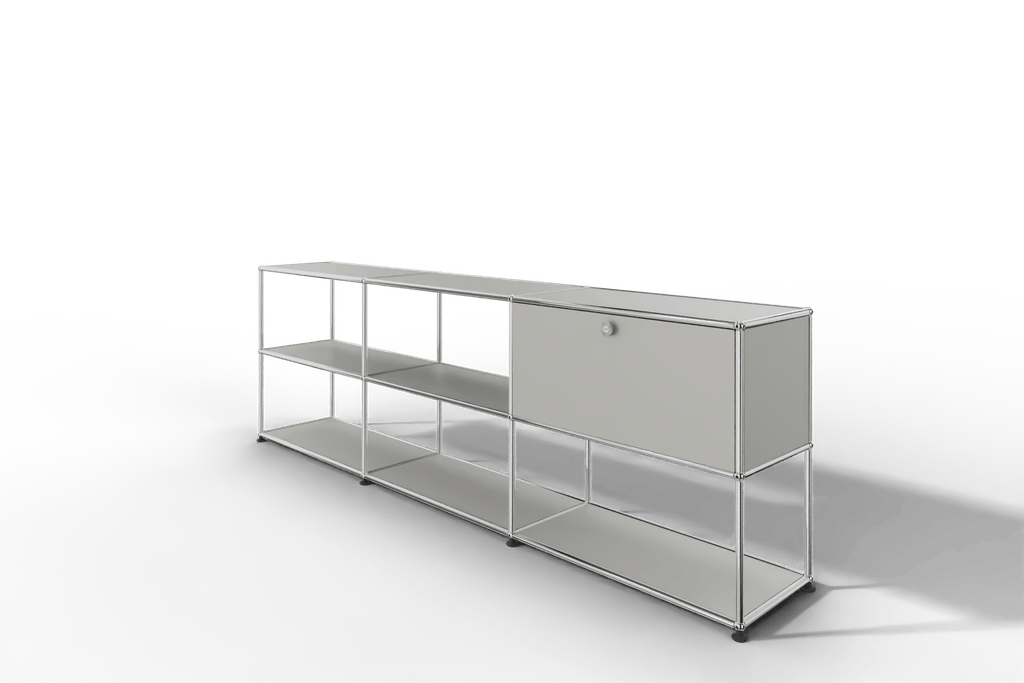 USM Haller Sideboard offen mit einer Klapptüre Produktbild