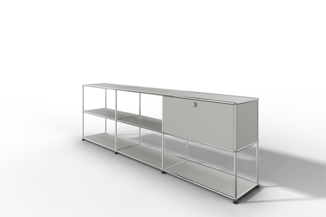 USM Haller Sideboard offen mit einer Klapptüre Produktbild