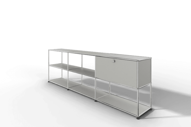 USM Haller Sideboard offen mit einer Klapptüre Produktbild