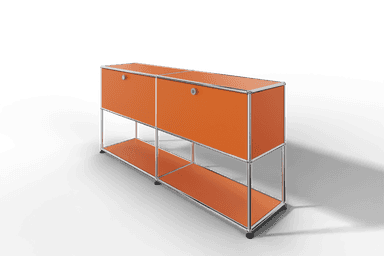 USM Haller Sideboard, 2 Klapptüren, untere Ebene offen Produktbild