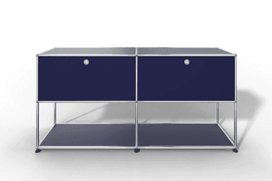 USM Haller Sideboard, 2 Klapptüren, untere Ebene offen Produktbild