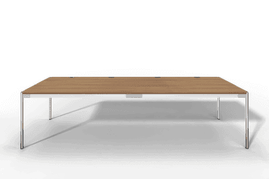 USM Haller Tisch Plus,Tiefe 1000 mm, Oberfläche Holz furniert Produktbild