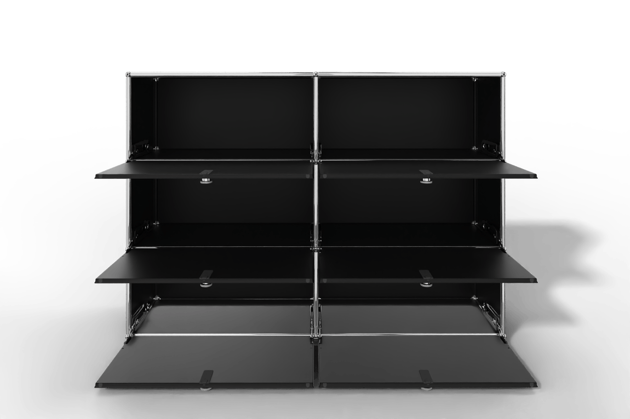 USM Haller Highboard, mit 6 Klapptüren, von Paul Schärer & Fritz Haller Produktbild