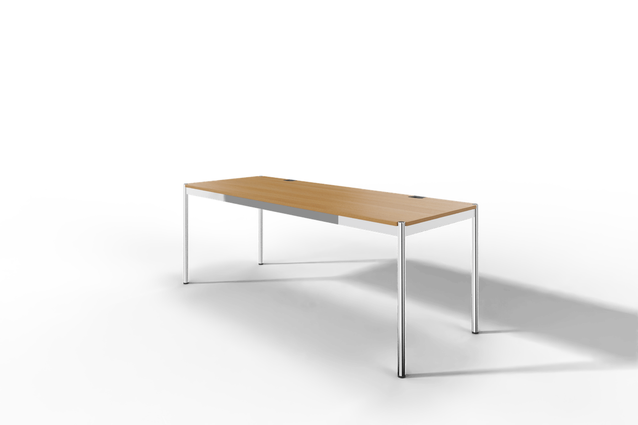 USM Haller Tisch Plus,Tiefe 750 mm, Oberfläche Holz furniert Produktbild