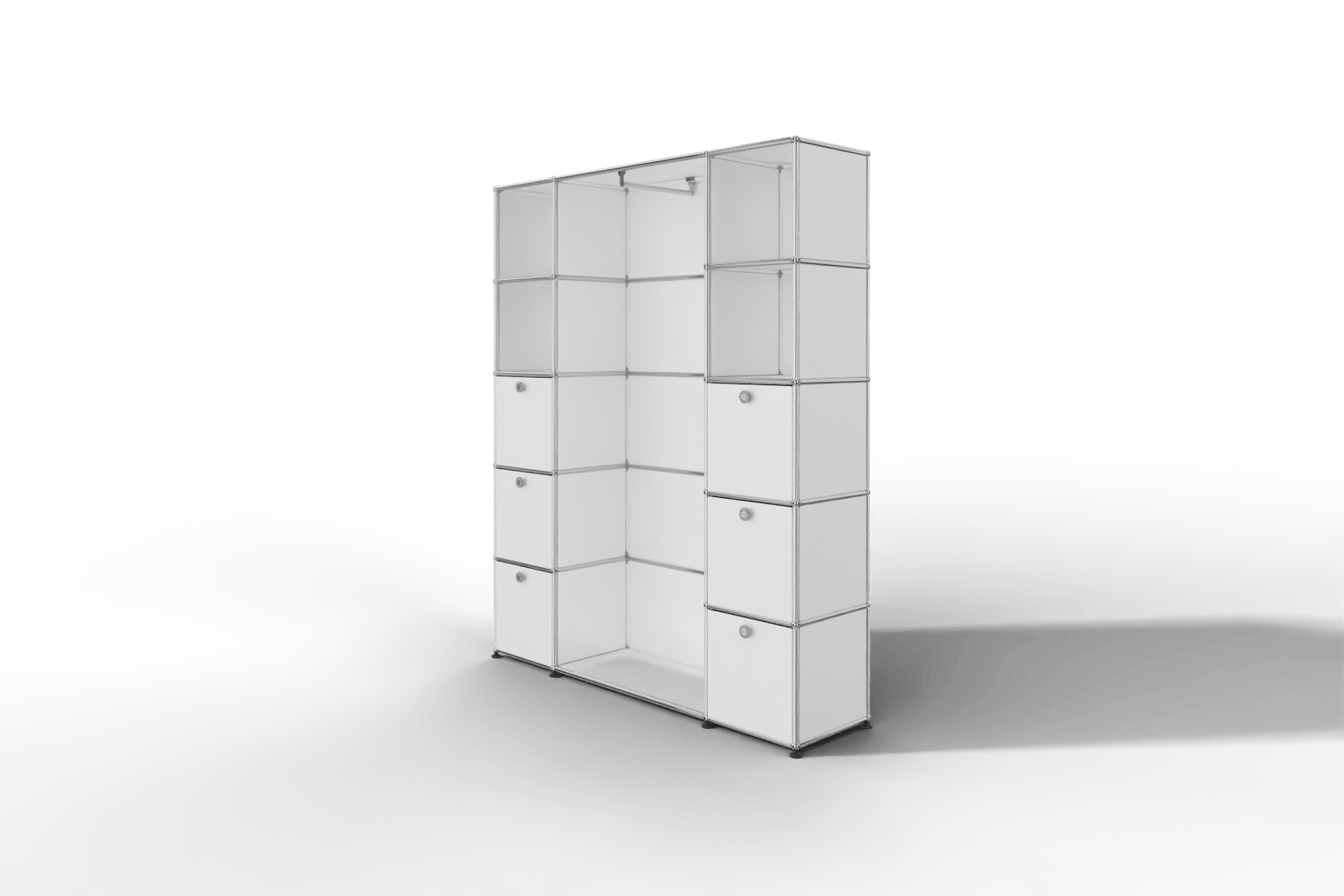 USM Haller Garderobe, 1450 mm breit, mit Klapptüren Produktbild