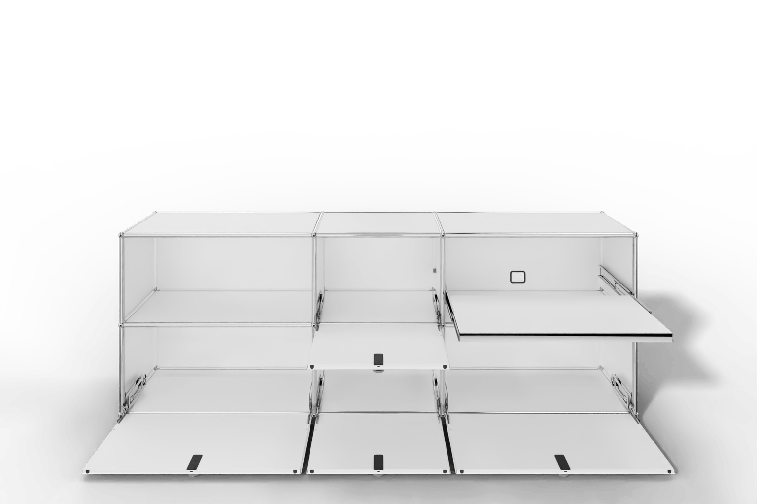 USM Haller Sideboard, 4 Klapptüren, 1 Ausziehtablar Produktbild