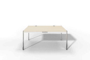 USM Haller Tisch Plus,Tiefe 1000 mm, Oberfläche Holz furniert Produktbild