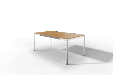 USM Haller Tisch Plus,Tiefe 1000 mm, Oberfläche Holz furniert Produktbild