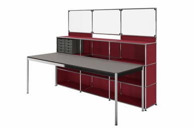 USM Haller Theke mit Spuckschutz V4 Produktbild