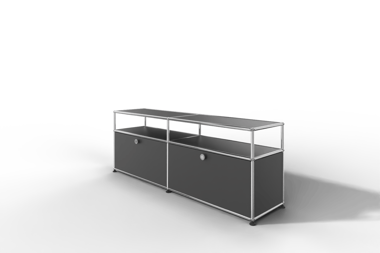 USM Haller Lowboard, mit 2 Klapptüren, von Paul Schärer & Fritz Haller Produktbild