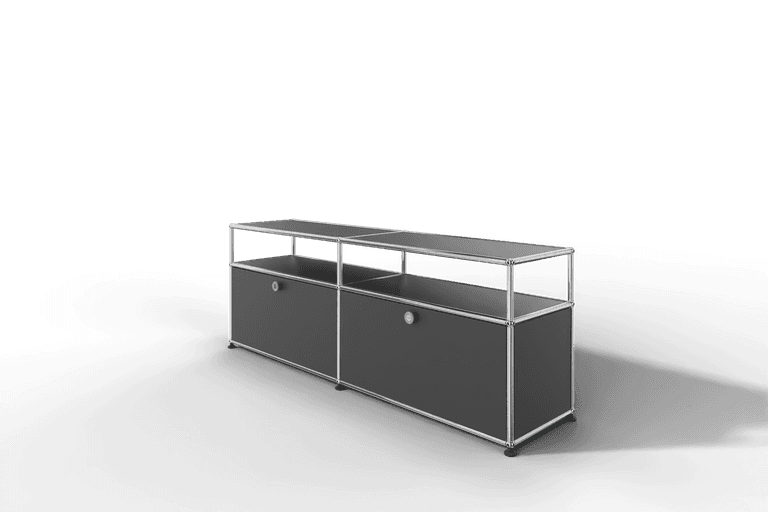 USM Haller Lowboard, mit 2 Klapptüren, von Paul Schärer & Fritz Haller Produktbild