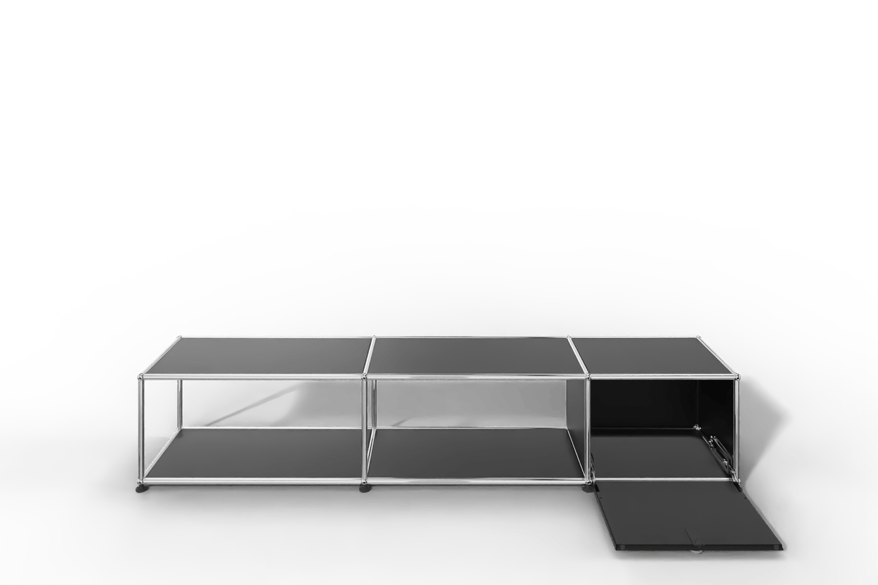 USM Haller Lowboard, mit 1 Klapptüre, von Paul Schärer & Fritz Haller Produktbild