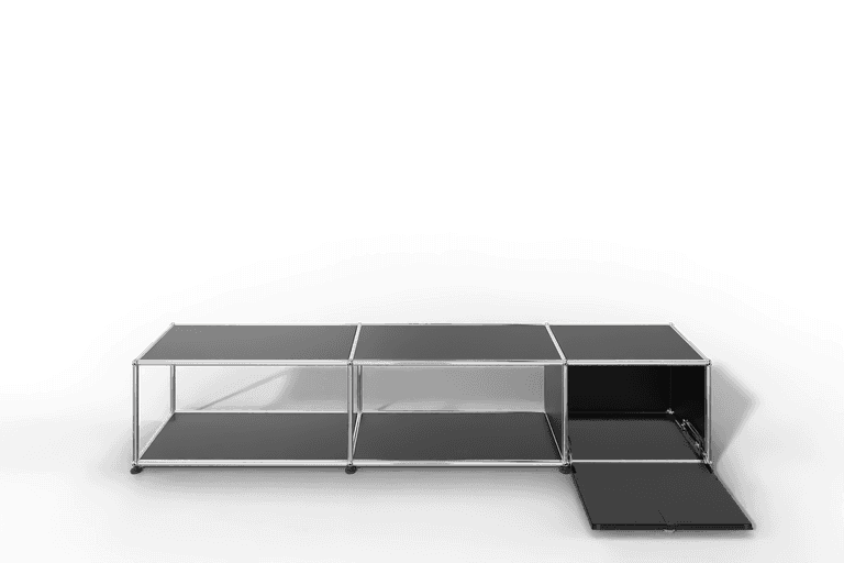 USM Haller Lowboard, mit 1 Klapptüre, von Paul Schärer & Fritz Haller Produktbild
