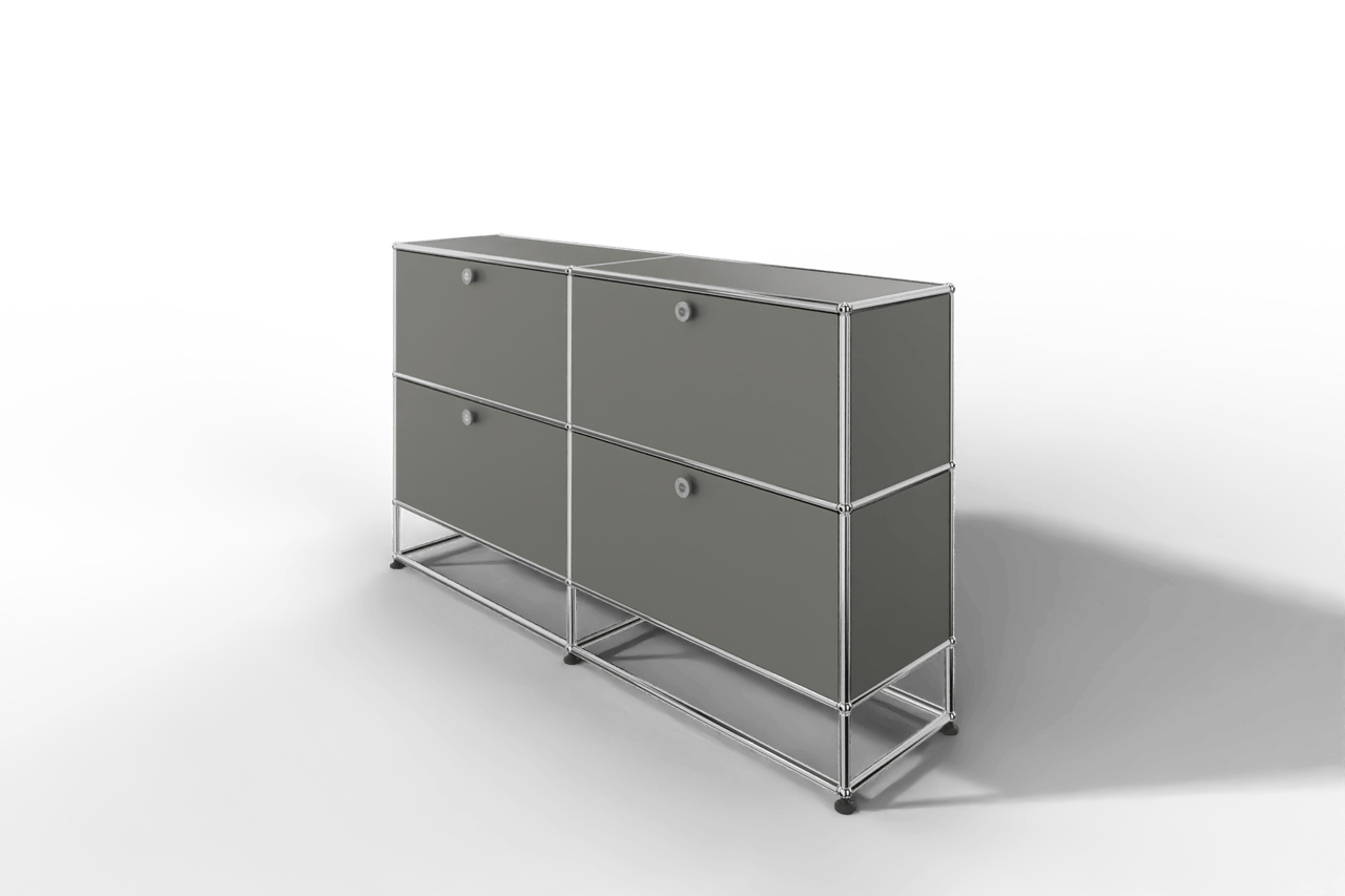 USM Haller Sideboard, mit 4 Klapptüren und Sockel von Paul Schärer & Fritz Haller Produktbild