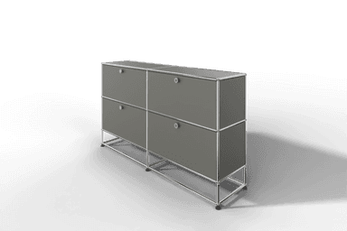 USM Haller Sideboard, mit 4 Klapptüren und Sockel von Paul Schärer & Fritz Haller Produktbild