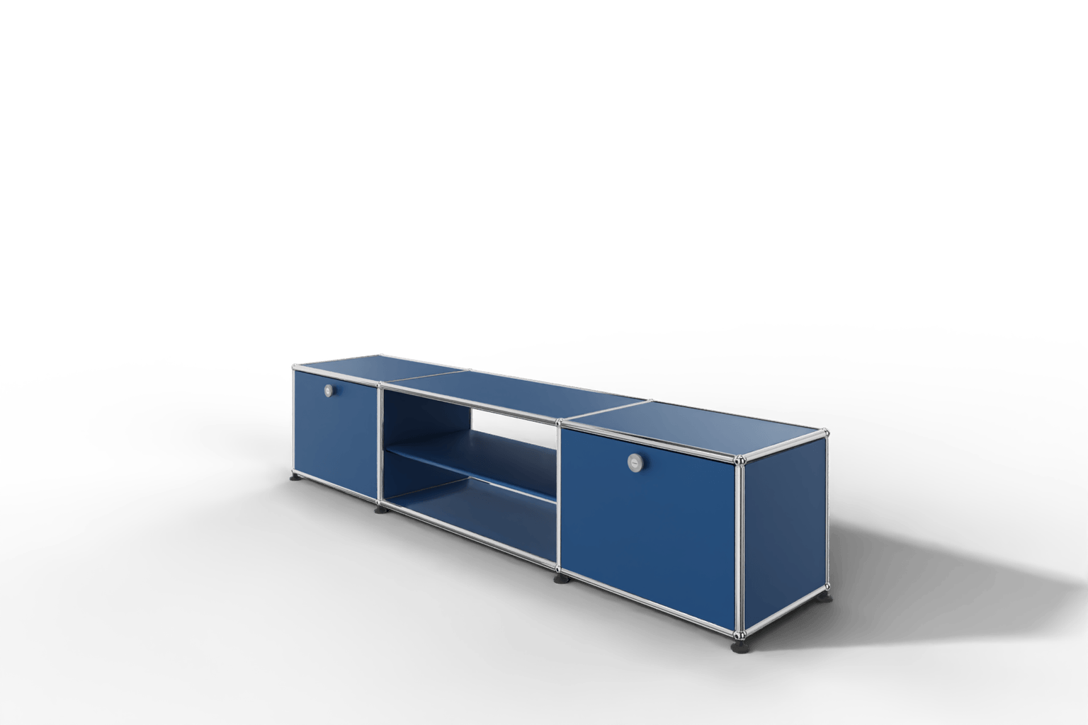 USM Haller TV-Lowboard mit Mittelteil und Zwischentablar Produktbild
