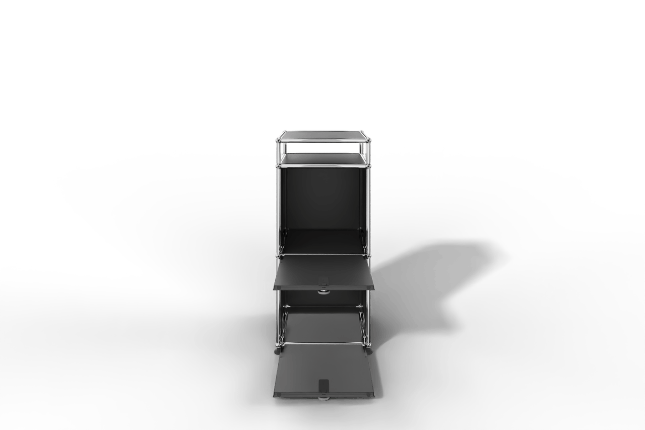 Schmales Highboard mit 2 Klapptüren Produktbild
