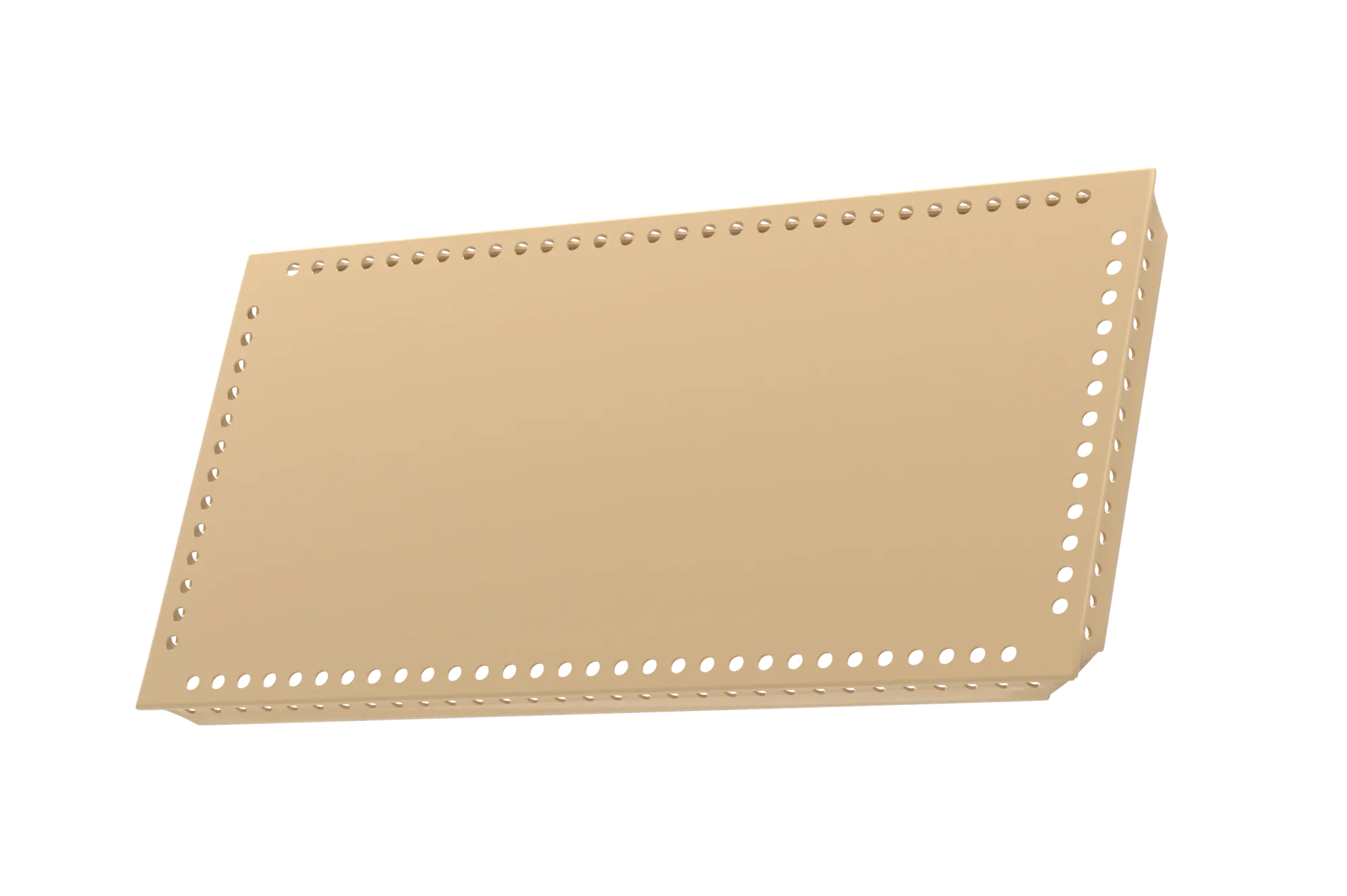 USM Haller Tablar Gelocht Beige 175x350 Produktbild