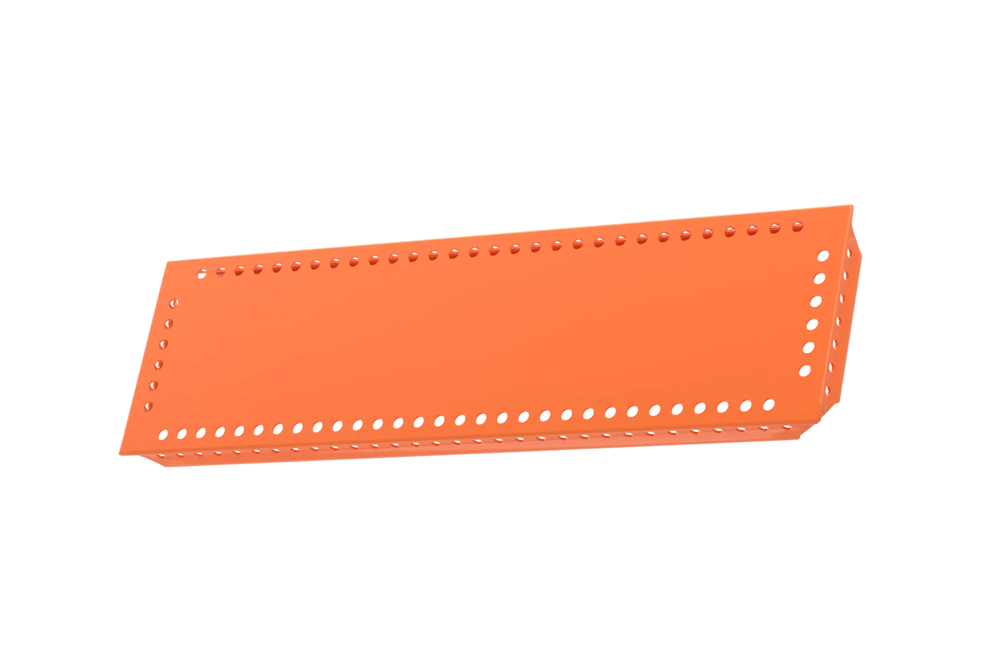 USM Haller Tablar Gelocht Reinorange 100x350 Produktbild