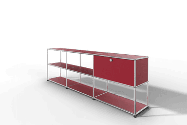 USM Haller Sideboard offen mit einer Klapptüre Produktbild