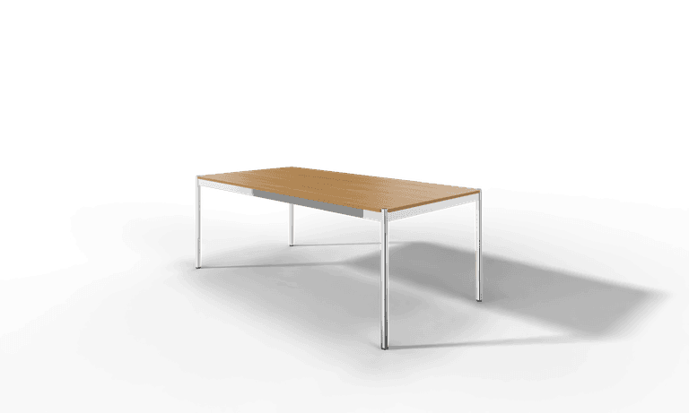 USM Haller Tisch, Tiefe 1000 mm, Holz furniert, geölt / lackiert, Oberfläche wählbar, Länge wählbar Produktbild