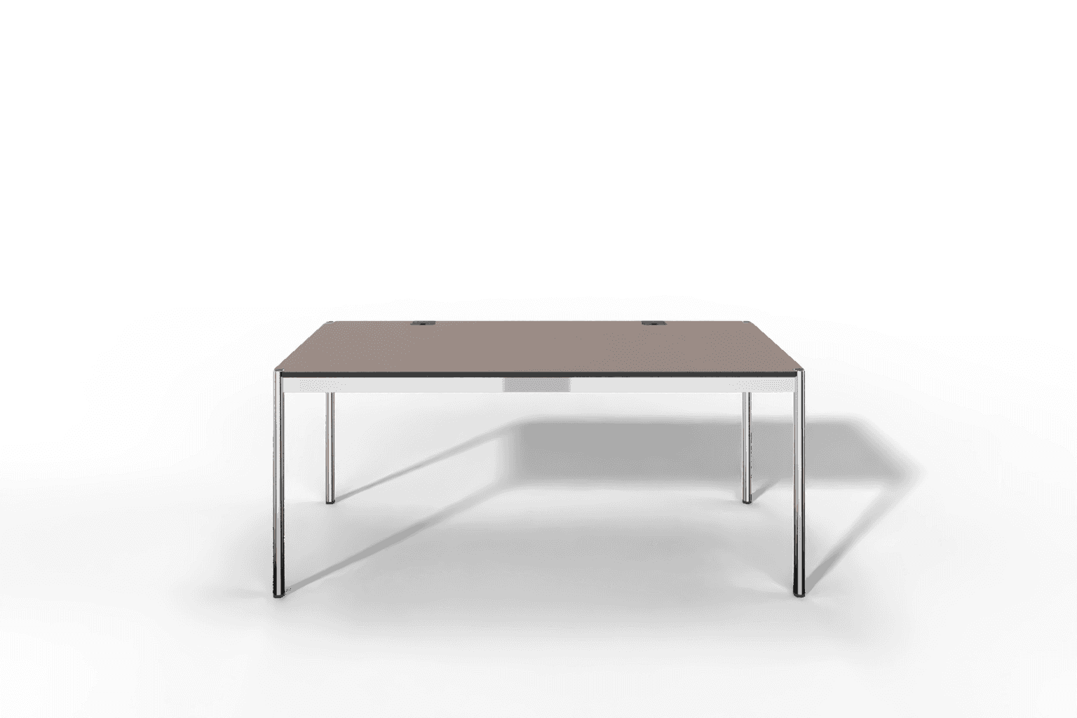 USM Haller Tisch Plus,Tiefe 750 mm, Oberfläche Linoleum Produktbild