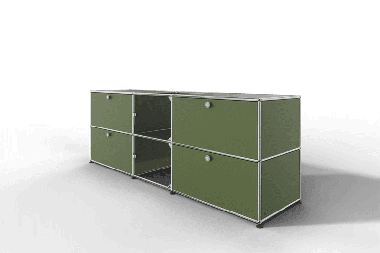 USM Haller Sideboard mit Vitrinen-Element Produktbild