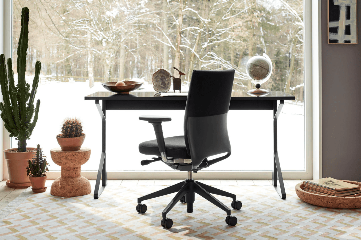 Vitra Drehstuhl ID-Chair Soft, mit Polsterrückenlehne, Plano, VOLLAUSSTATTUNG Produktbild